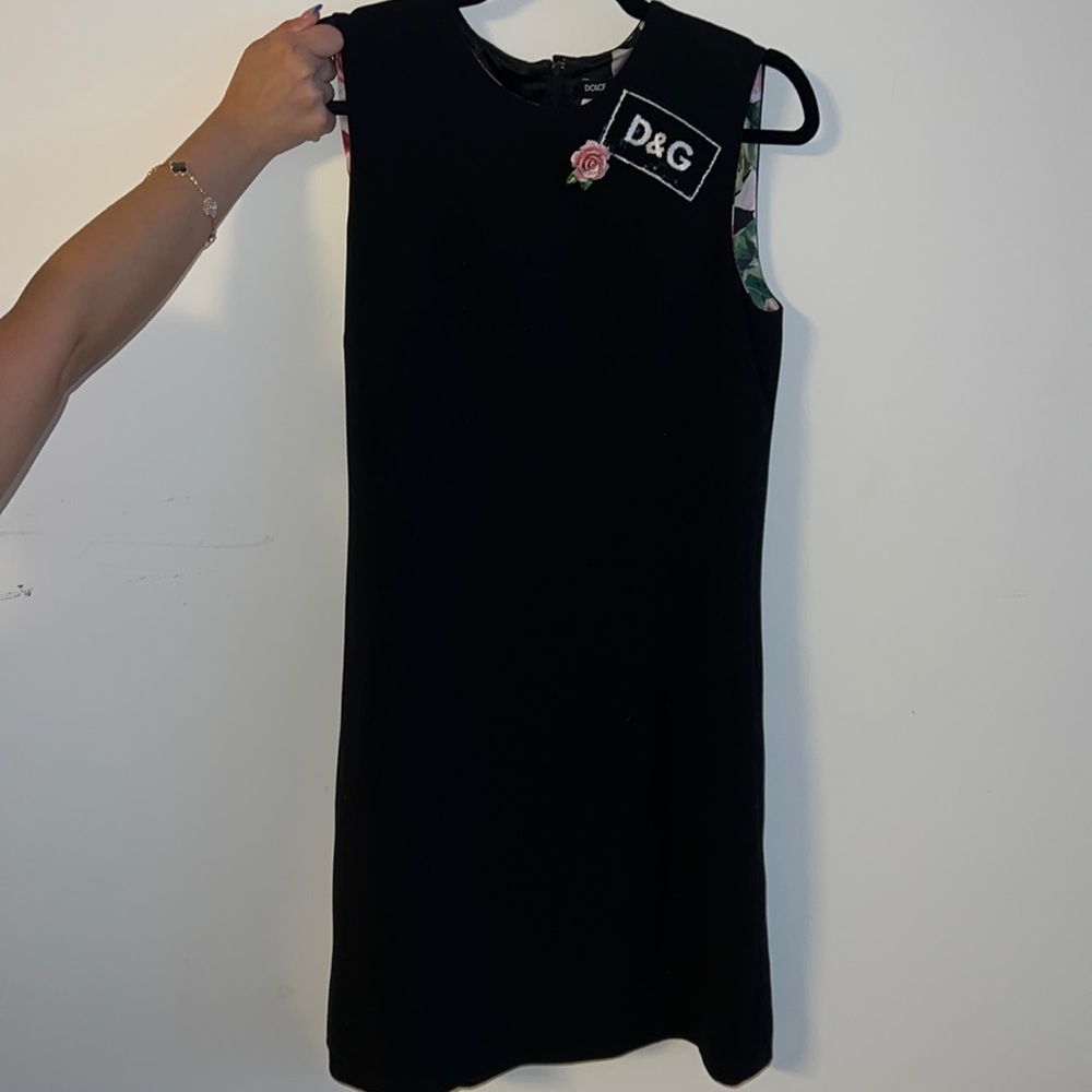 Dolce and Gabbana Black Mini Dress